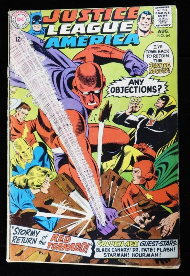 Justice League of America #64: DC Comics August 1968 VG