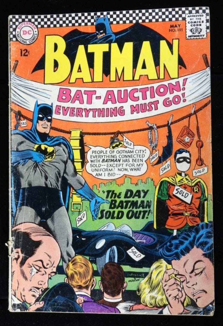 Batman #191 1967Â: Carmine Infantino Cover Sheldon Moldoff Art