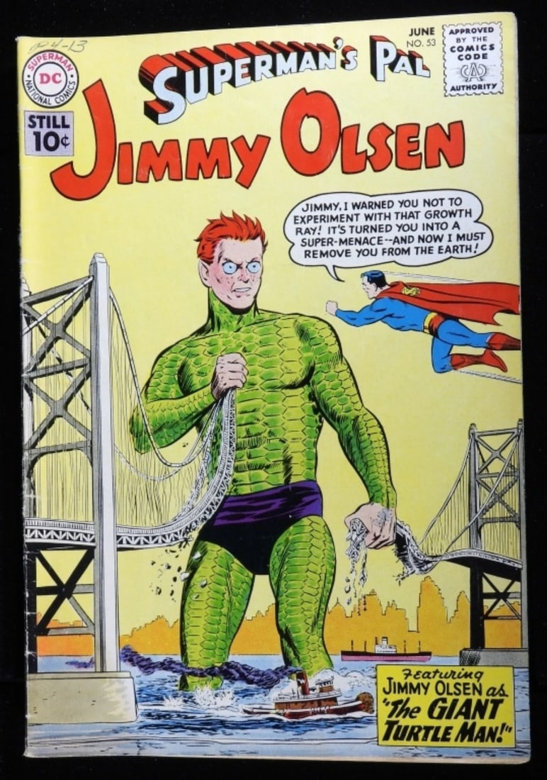 DC Superman's Pal Jimmy Olsen G-VG: (There is writing on the top of the cover.) Number:53
