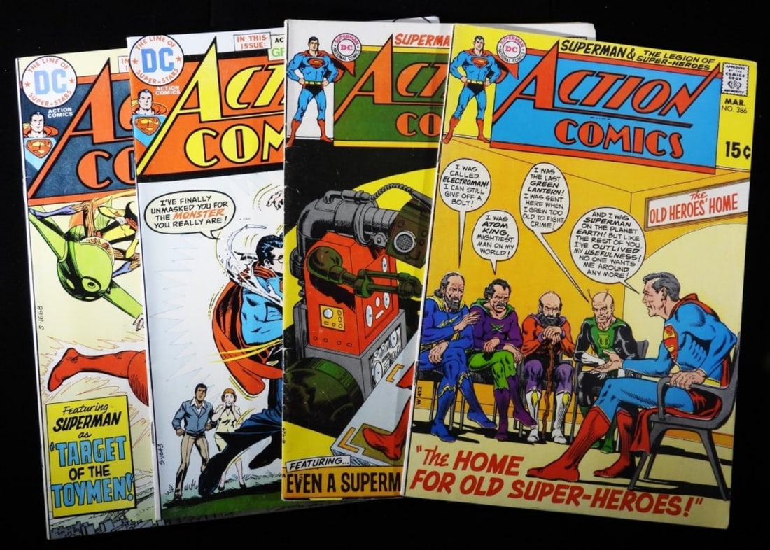 (4) DC Action Comics VG: Numbers 386, 387, 431, 432