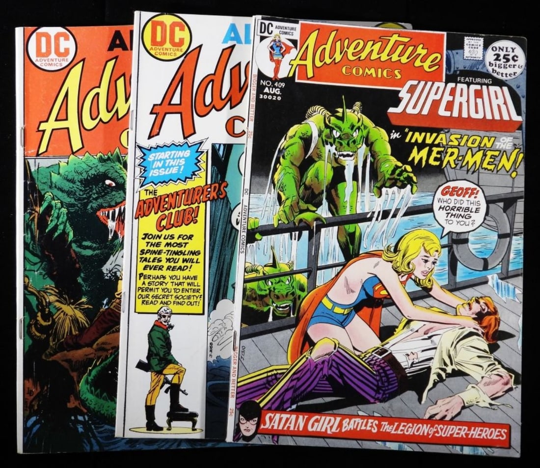 (3) DC Adventure Comics VG: Numbers 409, 426, & 427