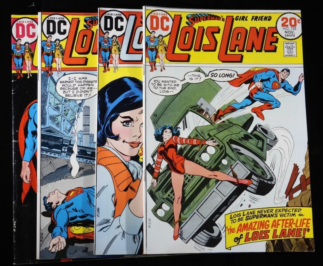 (4) DC Superman's Girlfriend Lois Lane G-VG: Numbers: 132, 133, 134, & 135