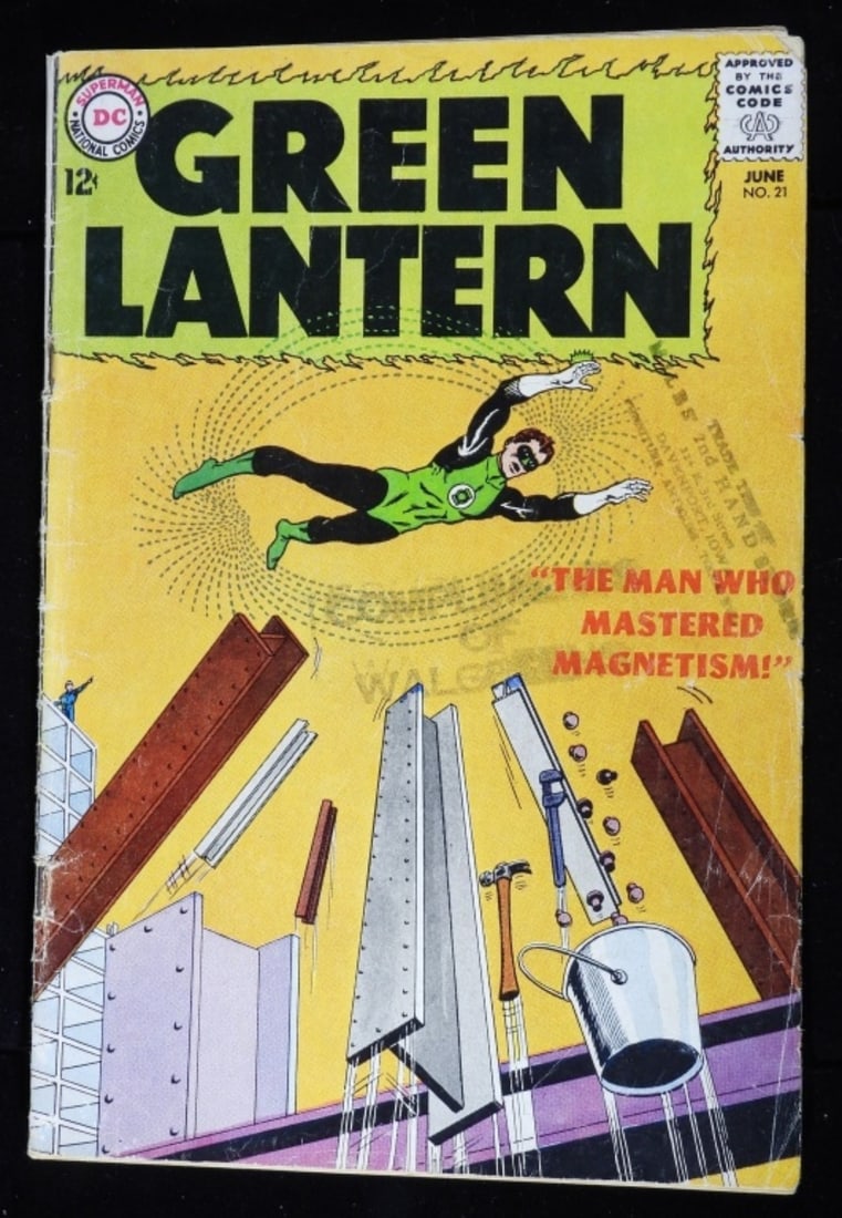 DC Green Lantern # 21 1963 G: (There are stamps on the cover and on a few pages)
