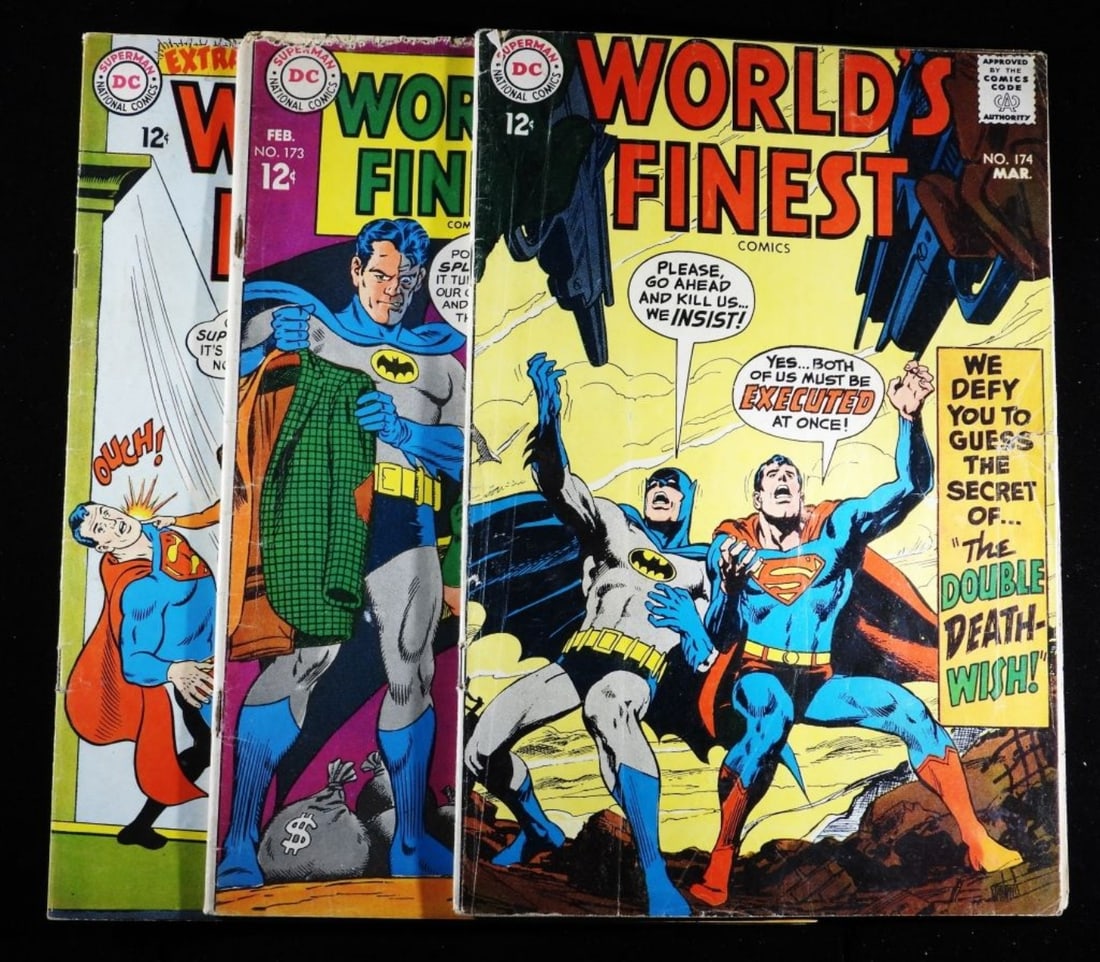 (3) World's Finest Comics G-VG: Numbers: 152, 173, & 174