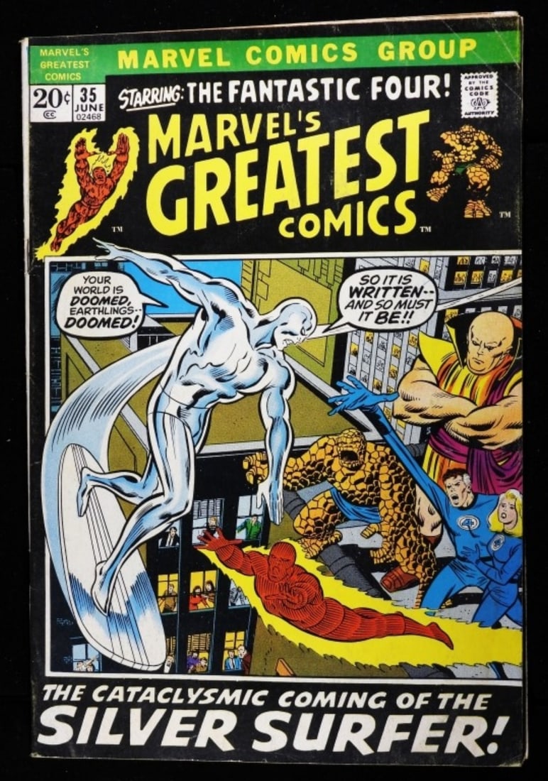 Marvelâ€™s Greatest Comics #35: First Silver Surfer and Galactus FN