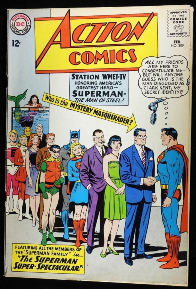 Action Comics #309: Who is the Mystery Masquerader? G/VG