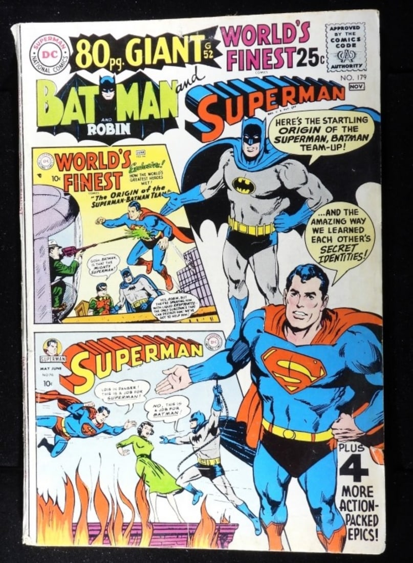 Worldâ€™s Finest Comics # 179: Neal Adams cover, 80-Page GiantÂ GD