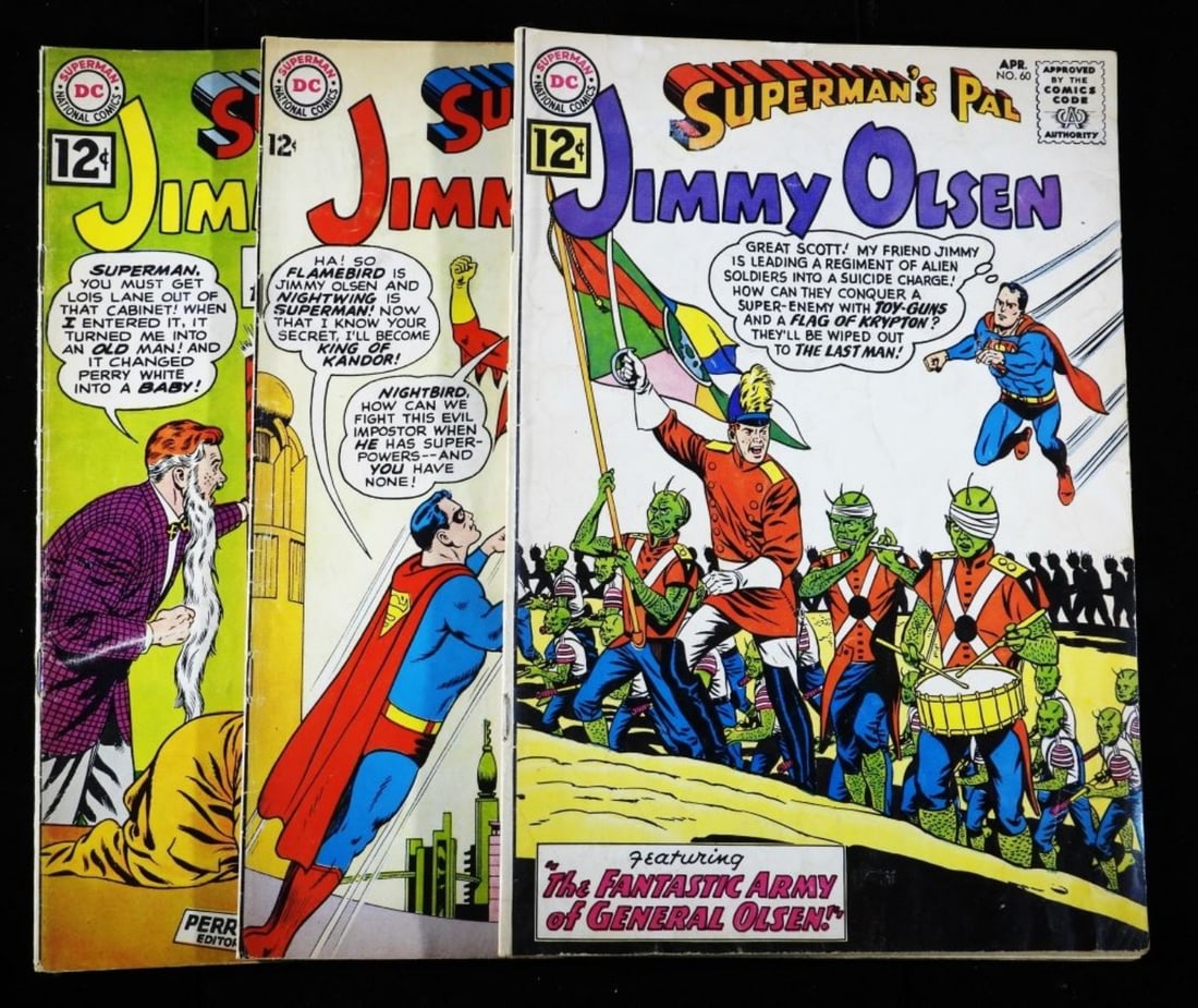 (3) Superman's Pal Jimmy Olsen G-VG: Numbers: 60, 66, & 69