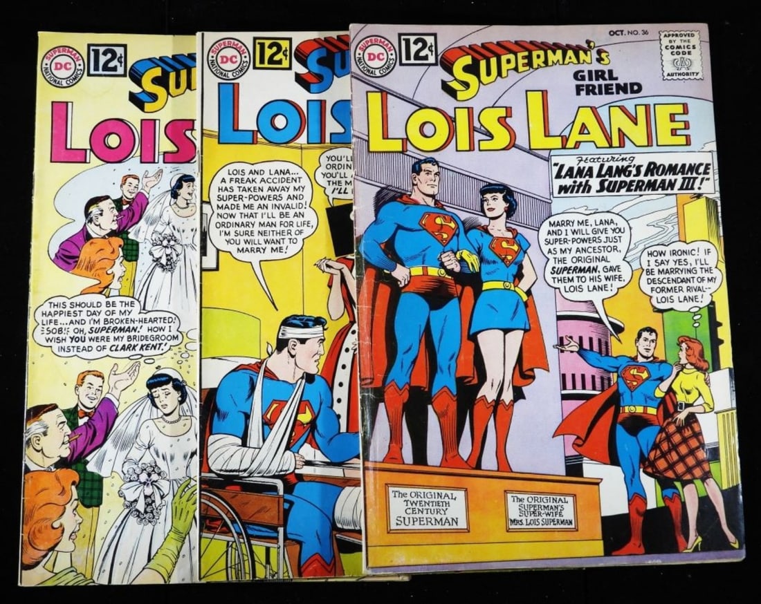 Superman's Girl Friend Lois Lane VG: Numbers: 36-38
