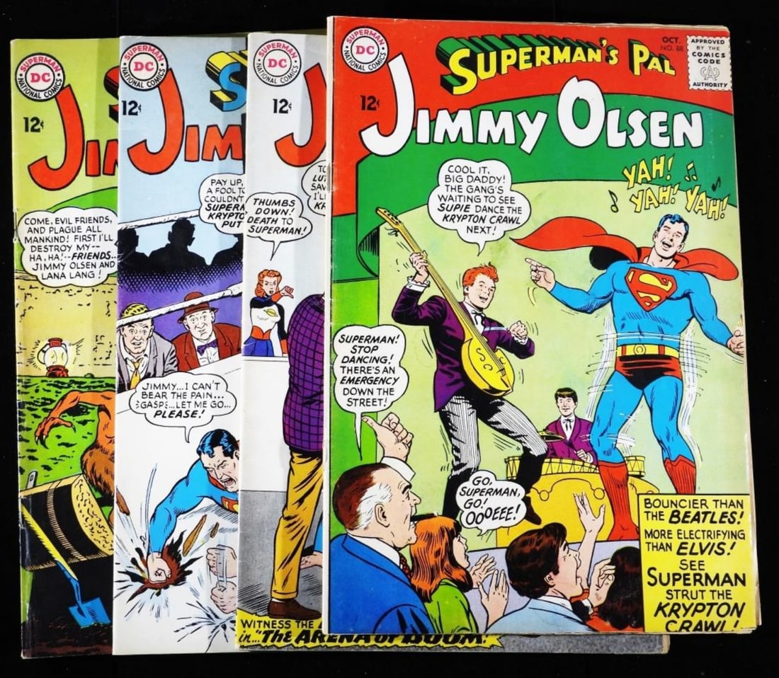 Superman's Pal Jimmy Olsen G-VG: Numbers: 81, 82, 87, & 88