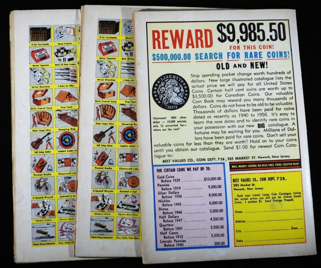 (3) DC Silver Age Superboy Comics - 2