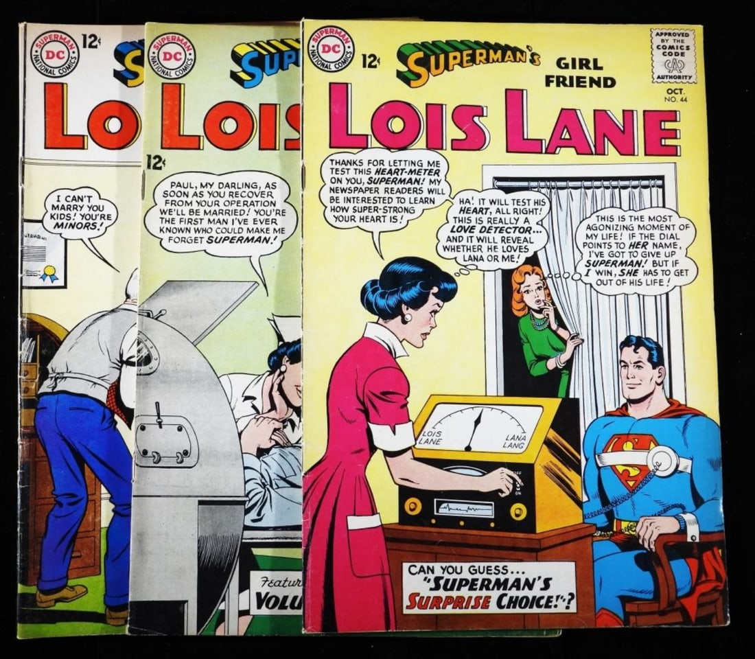 Superman's Girl Friend Lois Lane G-VG: Numbers: 42-44