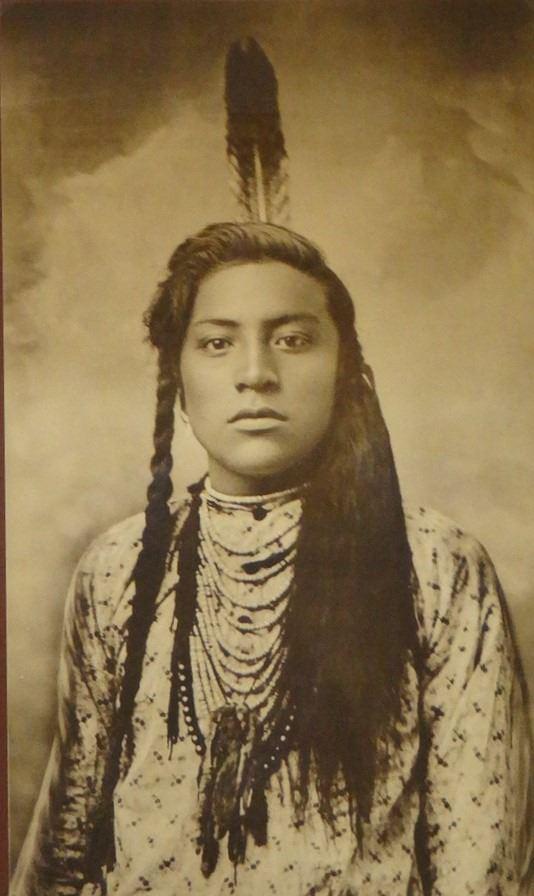 Barthelmess, C. collotype, Young Brave, 10 1/2" x 18",: Barthelmess, C. collotype, Young Brave, 10 1/2" x 18", framed, reprinted by Huffman, page 97 Peterson book,