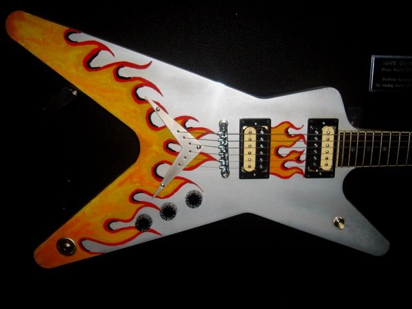 Dave Grohl_Foo Fighters,Painted Electric Guitar