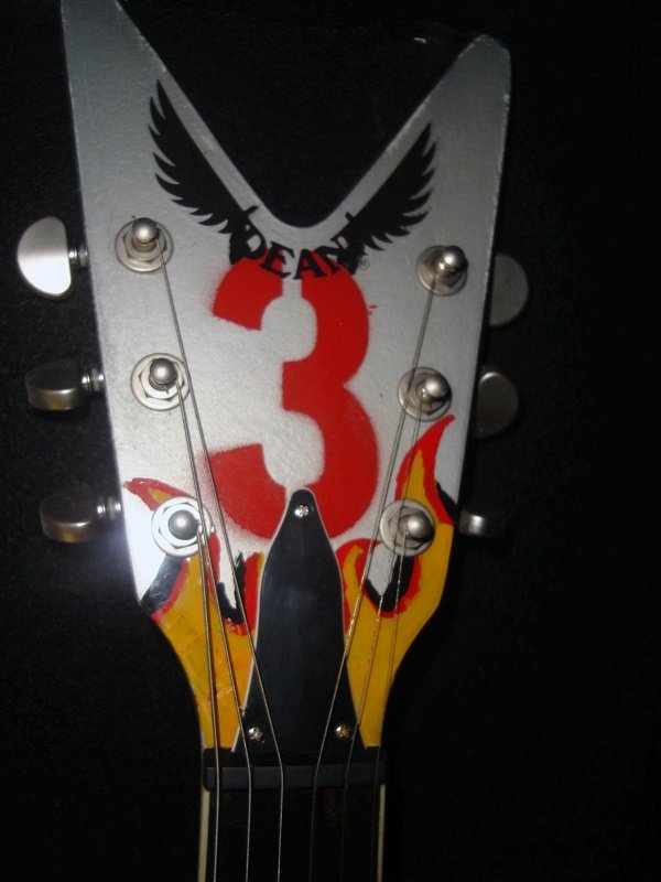 Dave Grohl_Foo Fighters,Painted Electric Guitar - 2