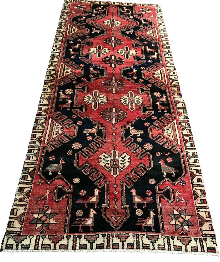 Persian serapi 528 style rug wool pile vintage hand (1 of 3)
