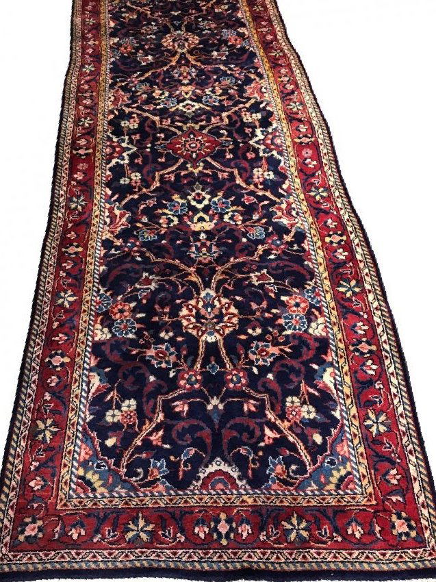 Persian  saruq 423  design runner  rug wool pile vintag (1 of 4)