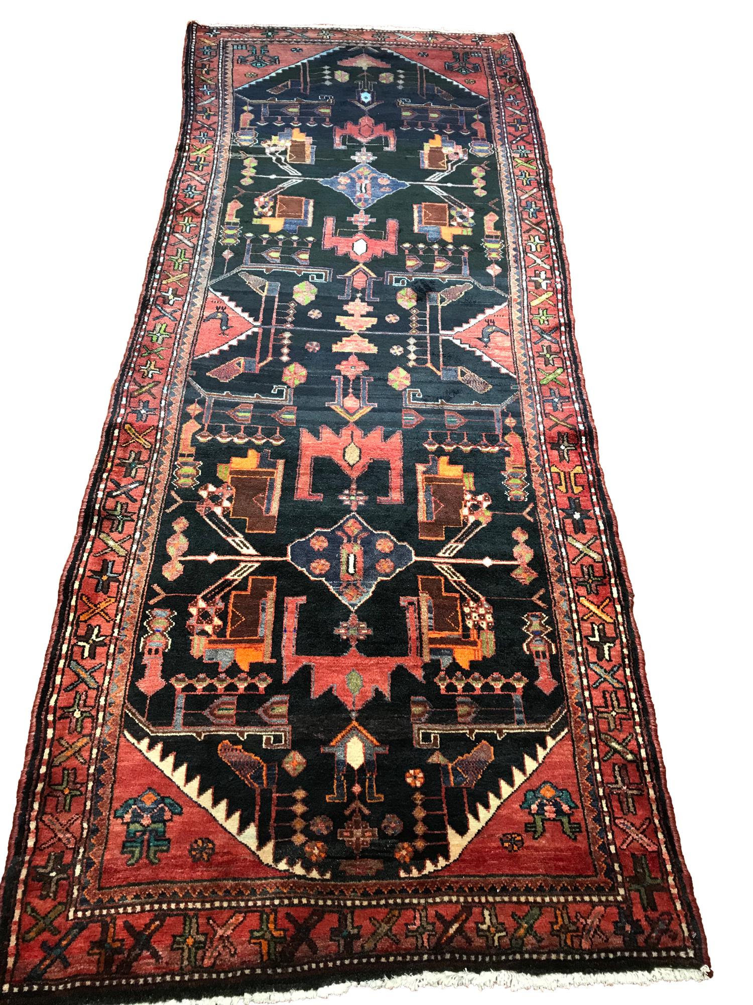 Persian Serapi 1350 rug wool pile vintage hand knotted (1 of 3)