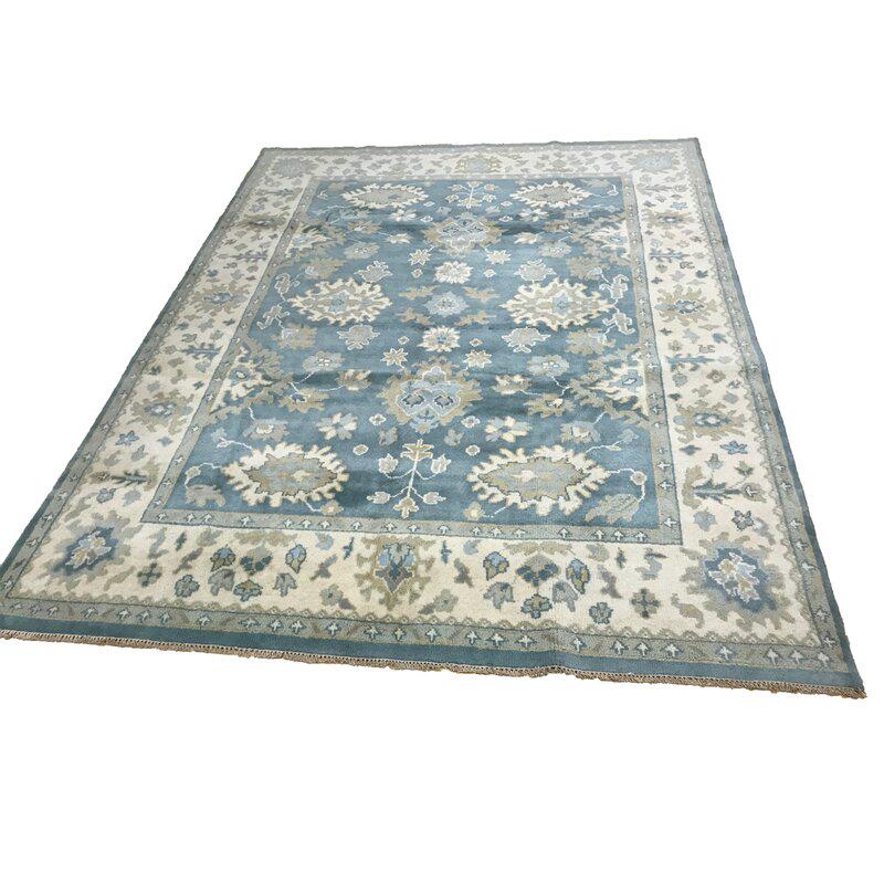 Persian Oushak 34 style rug wool mint condition hand (1 of 8)