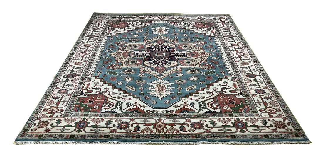 Persian serapi d140 rug wool pile hand knotted (1 of 9)