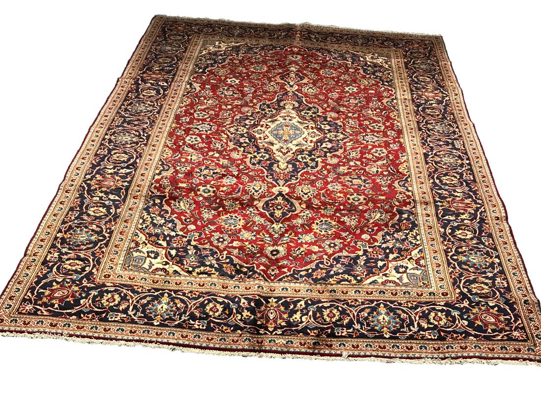 Persian kashan 1436 style very fine palace quality rug (1 of 5)
