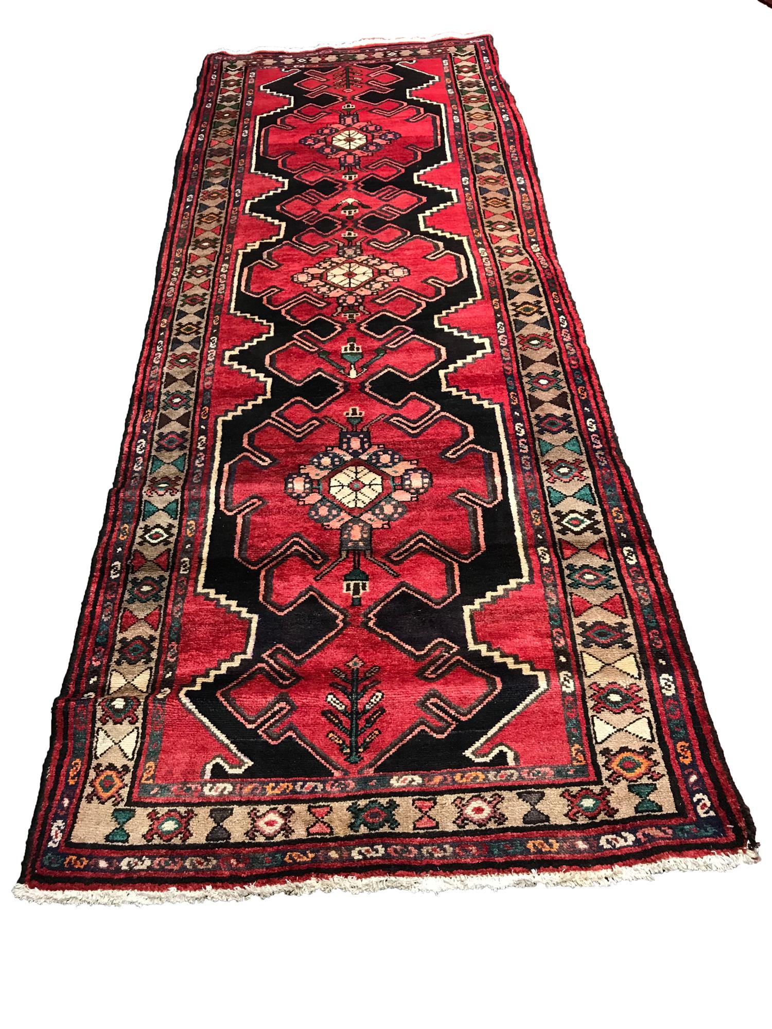 Persian kashan ma424 rug wool pile vintage hand knotted (1 of 4)