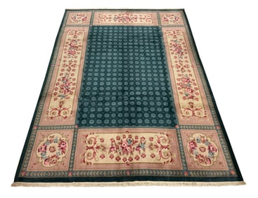 BH Chinese Peking Rug M647 hand knotted in China a very rare find with this design. hand knotthed in