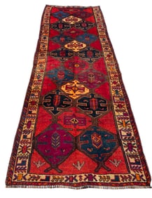 Persian Shiraz kh1080 rug wool pile vintage hand knotted in Iran