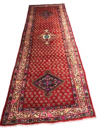 Persian Tabriz MO 511 rug wool pile vintage hand knotted in Iran