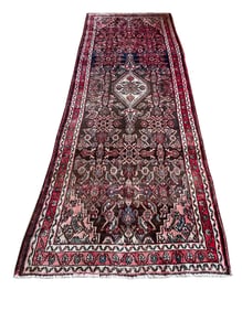 Persian Bijar 205a rug wool pile vintage hand knotted in Iran