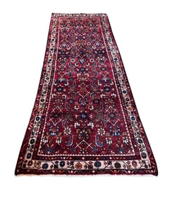 Baktiari 99 rug wool pile vintage hand knotted in Iran rug