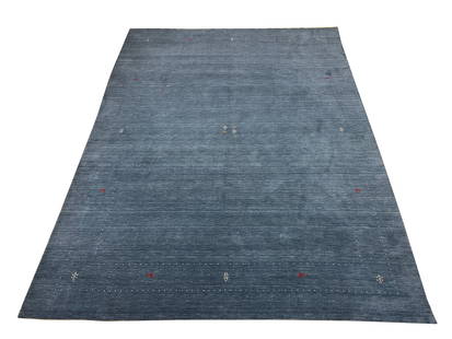 Persian palace quality very fine weave Gabbeh S449 hand knotted: No Reserve Gabbeh S449 Palace quality this rug is very in weave the natural dyes used create an amazing colors to add to your room make this rug versatile to work with any style and colors and Palace