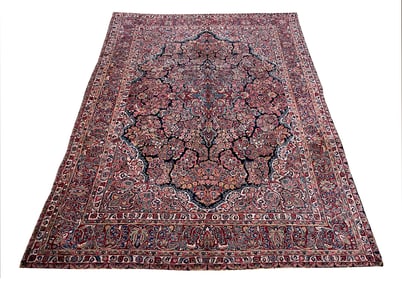 Persian palace quality very fine weave antique Saruq Maharajan S146 rug wool pile hand knotted