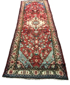 Persian Saruq 1313 rug wool pile vintage hand knotted in Iran