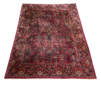 Persian  palace quality very fine weave antique  Saruq   S554 rug wool pile  hand knotted in Iran