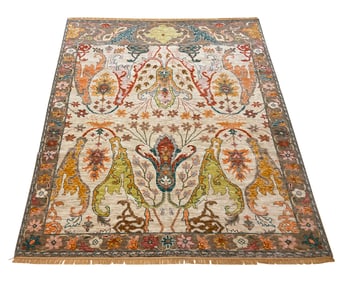 Persian  palace quality very fine weave      Tribal d171  hand knotted