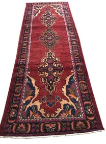 Persian Saruq 903 rug wool pile vintage hand knotted in Iran