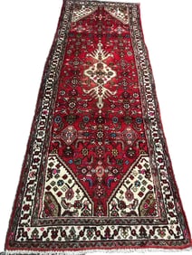 Persian Saruq 672 rug wool pile vintage hand knotted in Iran