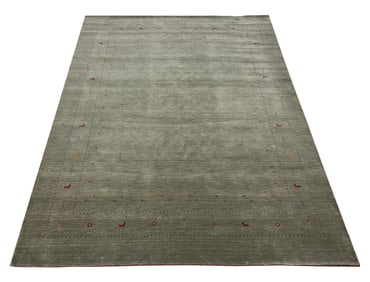 Persian  Gabbeh S514 hand knotted contemporary minimalist design