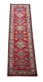 Persian Kazak D179 2'8" x 9'2" hand knotted