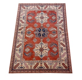 Persian  Kazak D174 5'6" x 7'9" hand knotted