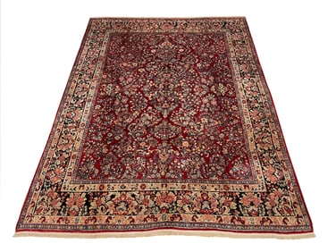 Persian antique Saruq S707  9' x 11'7" hand-knotted in Iran