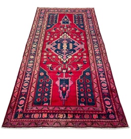 Persian saruq kh 1001 rug wool pile vintage hand knotted in Iran