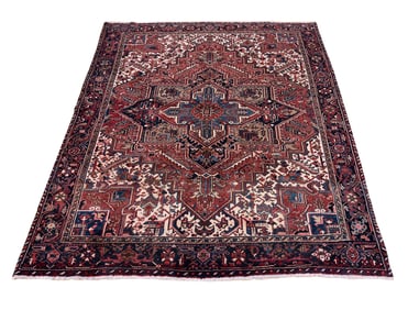 Persian Heriz S792 8' x 9'3" hand knotted in Iran