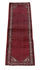 Persian Tabriz S798 Vintage Wool Rug 3'8" x 10'5" hand knotted in Iran