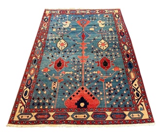 Persian Turkish Tribal Ex777  9'4"x6'5" hand-knotted in Iran