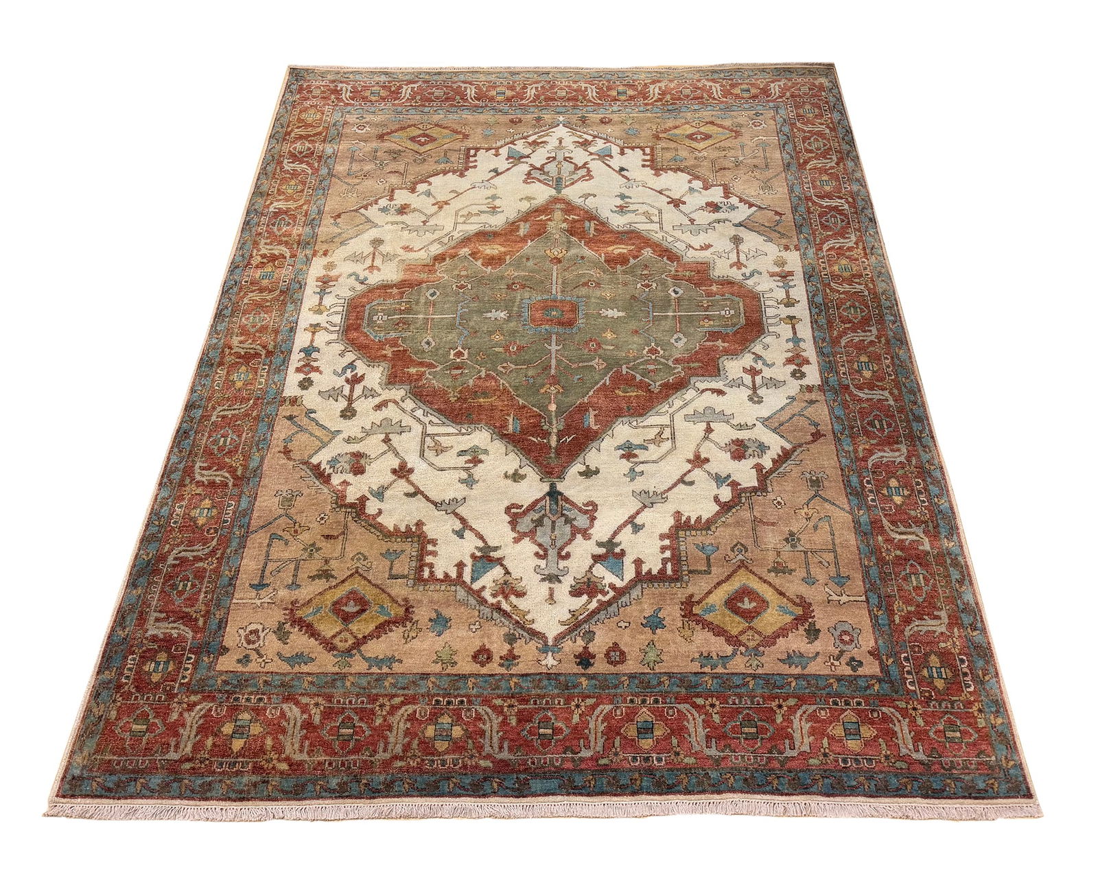 Persian Serapi D189 8' x 10'2" hand knotted (1 of 9)
