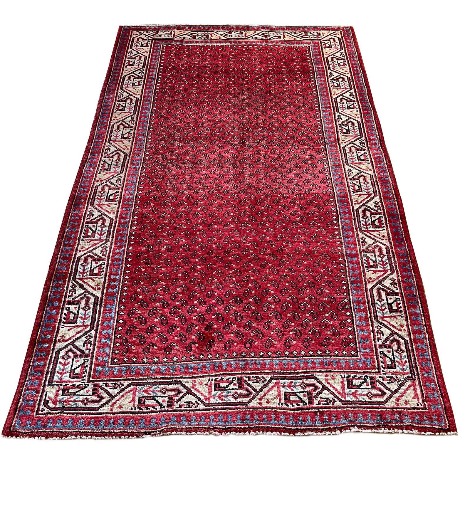 Persian Mir 180 Vintage 4'3" x 6'8" Rug hand-knotted in Iran (1 of 9)