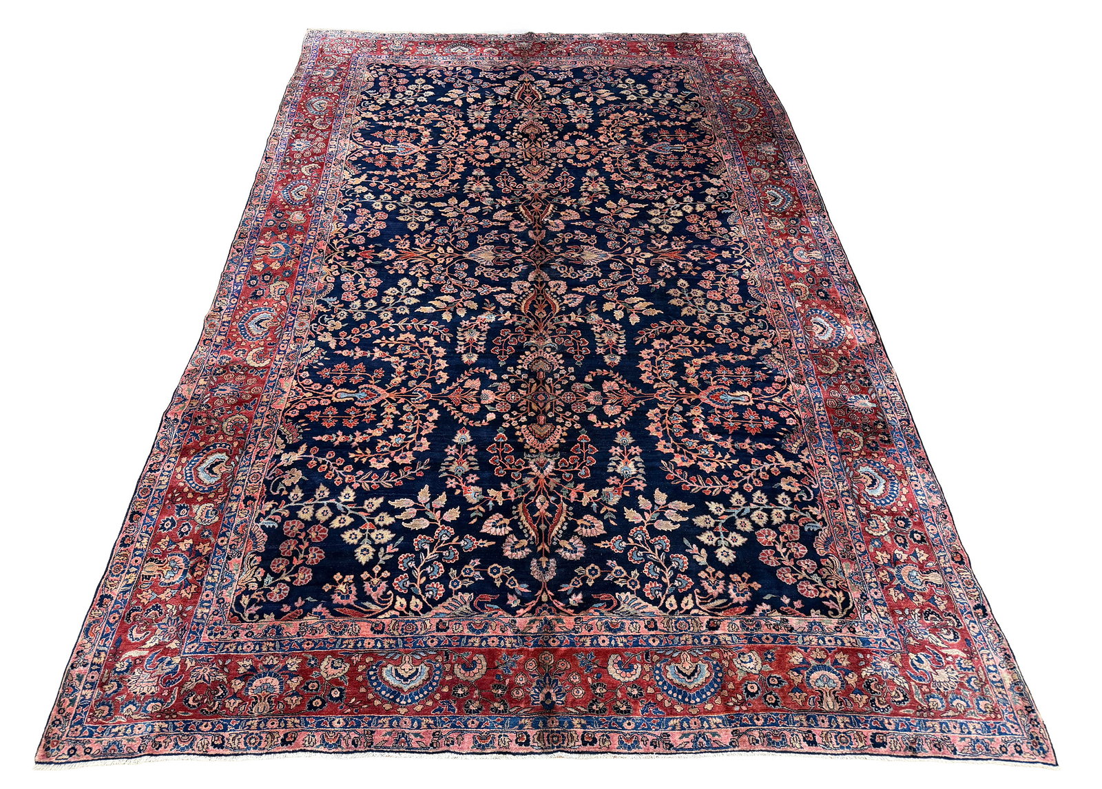 Persian Saruq Maharjan antique 075699 10'1"x15'1" hand knotted in Iran (1 of 16)