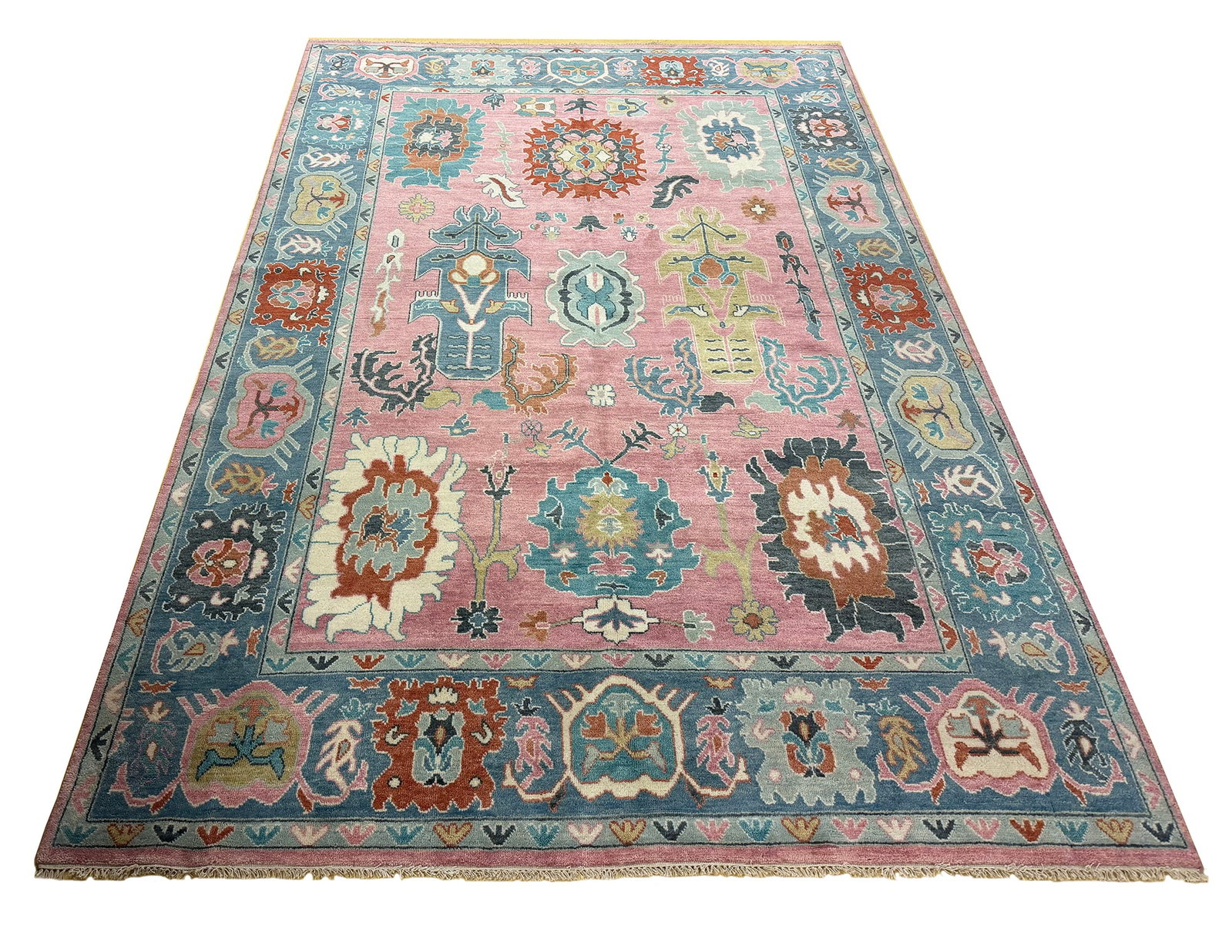 Oushak D185 size 9'9" x 13'10" hand-knotted (1 of 11)